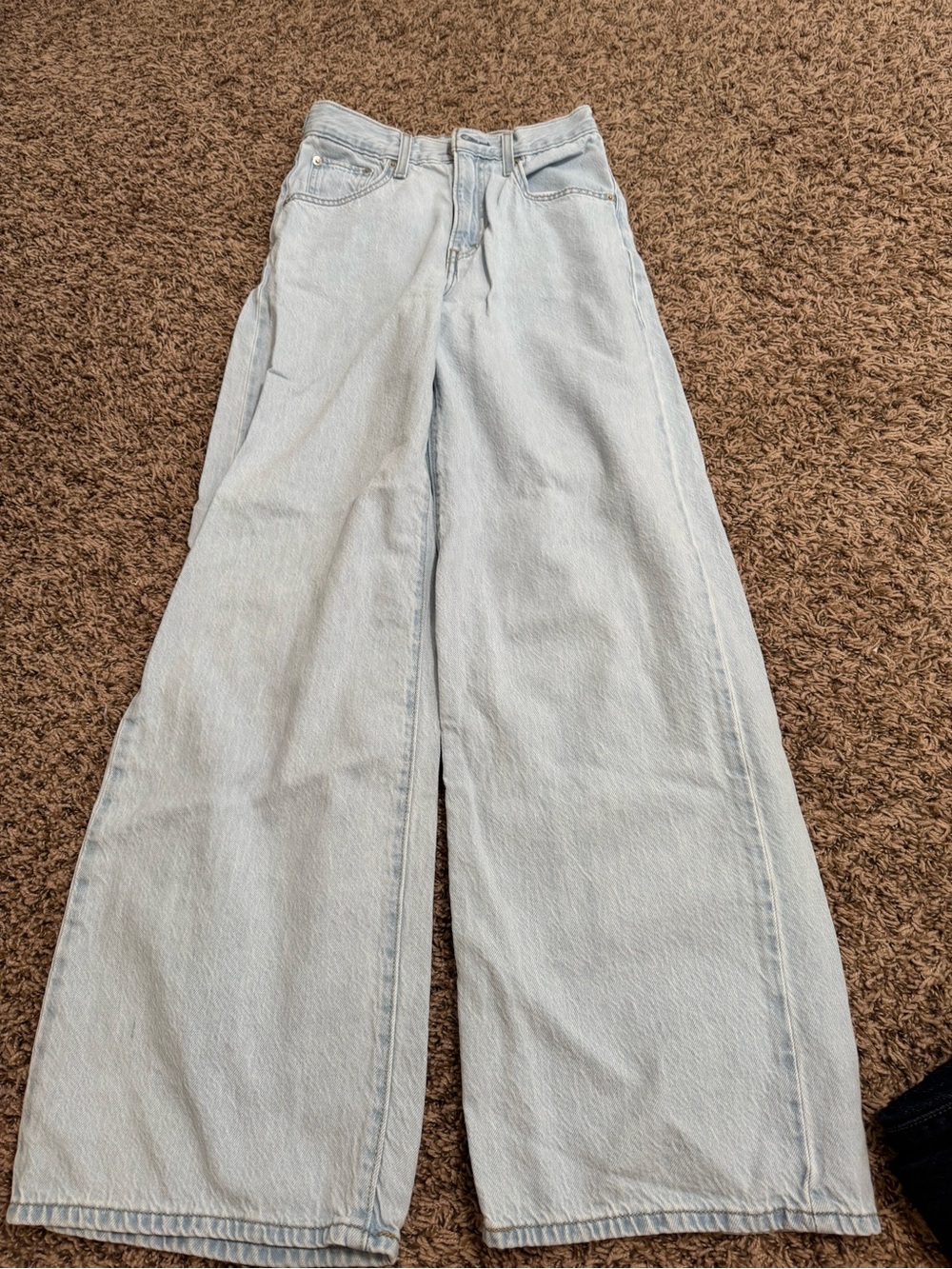 Levi's Light Wash Wide-Leg High-Rise Jeans